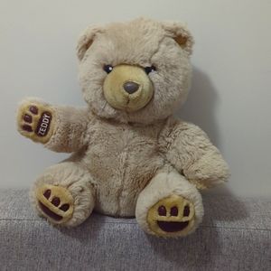 Zellers. Teddy Teddy Bear. Approximately 14 inches. GUC for age. Vintage.